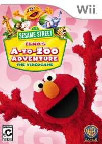 Sesame Street: Elmo's A-to-Zoo Adventure PAL Wii PAL box art